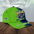 Seattle Seahawks 2025 Super Bowl LX Champions Classic Cap – HOATT16455