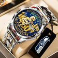 Seattle Seahawks 50th Anniversary Alloy Luxury Quartz Watch – TANTN20189
