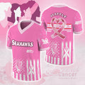 Seattle Seahawks x Breast Cancer Awareness 2025 3D Football Jersey – MAITM12895