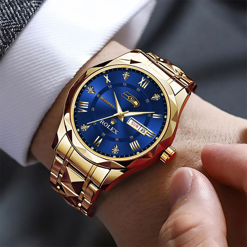 Seattle Seahawks x Rolex Alloy Luxury Quartz Watch – MAITM13410