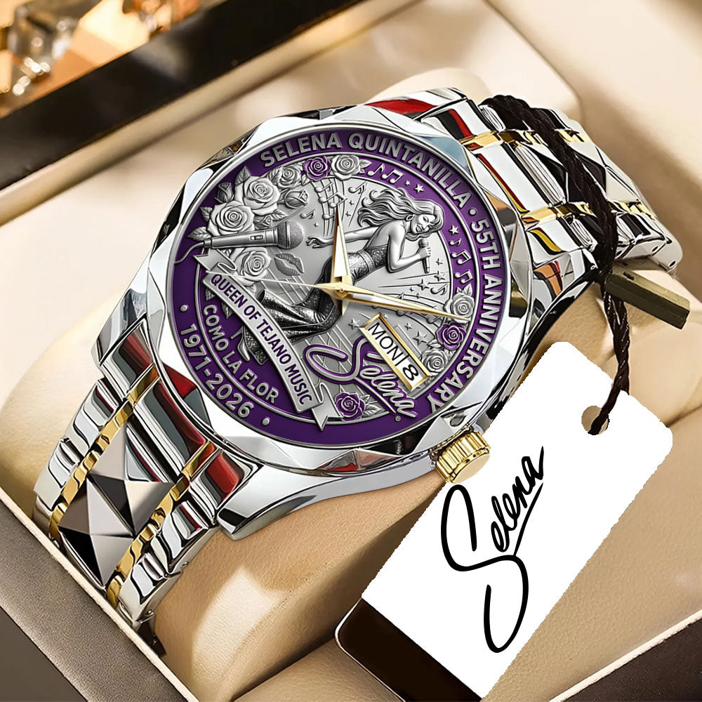 Selena 55th Anniversary 2026 Alloy Luxury Quartz Watch – TANTN20645