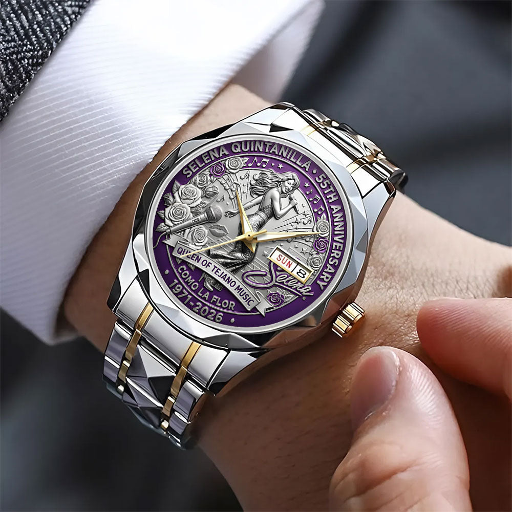Selena 55th Anniversary 2026 Alloy Luxury Quartz Watch – TANTN20645