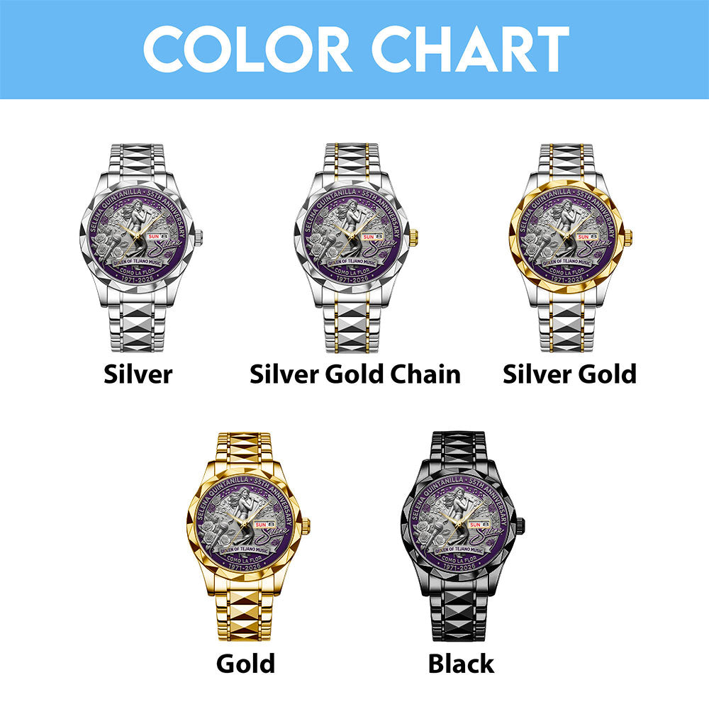Selena 55th Anniversary 2026 Alloy Luxury Quartz Watch – TANTN20645