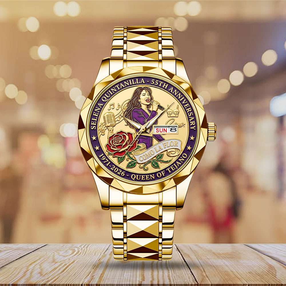 Selena 55th Anniversary Alloy Luxury Quartz Watch – MAITM14595