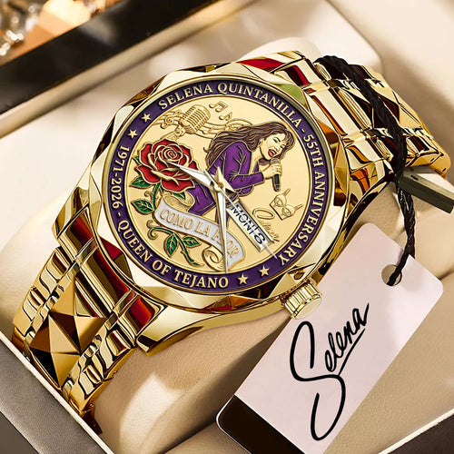 Selena 55th Anniversary Alloy Luxury Quartz Watch – MAITM14595