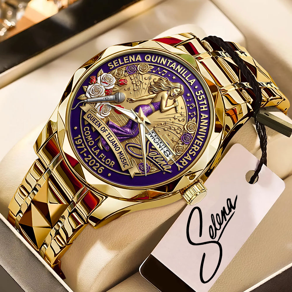 Selena 55th Anniversary Alloy Luxury Quartz Watch – MAITM14597