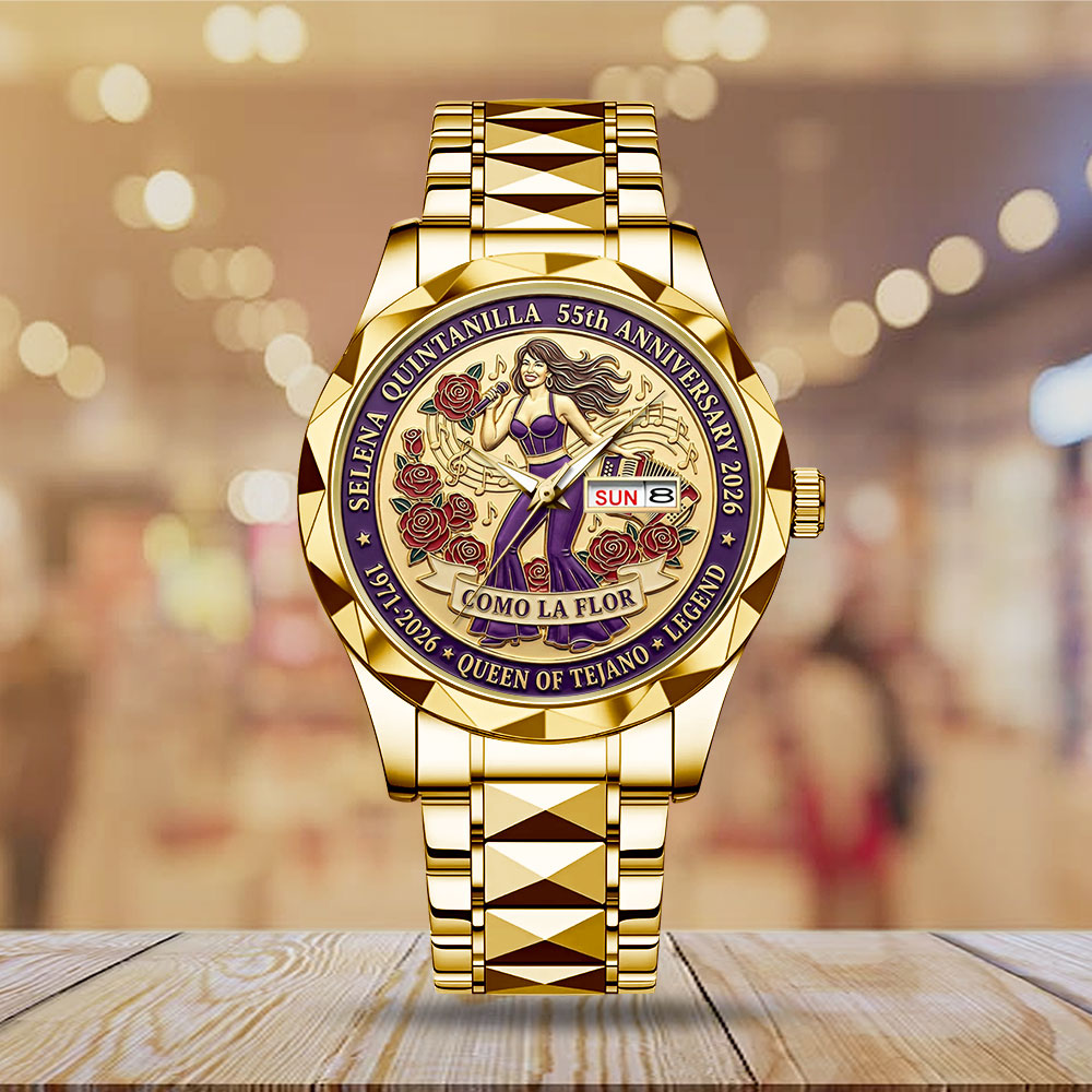 Selena 55th Anniversary Alloy Luxury Quartz Watch – MAITM14626