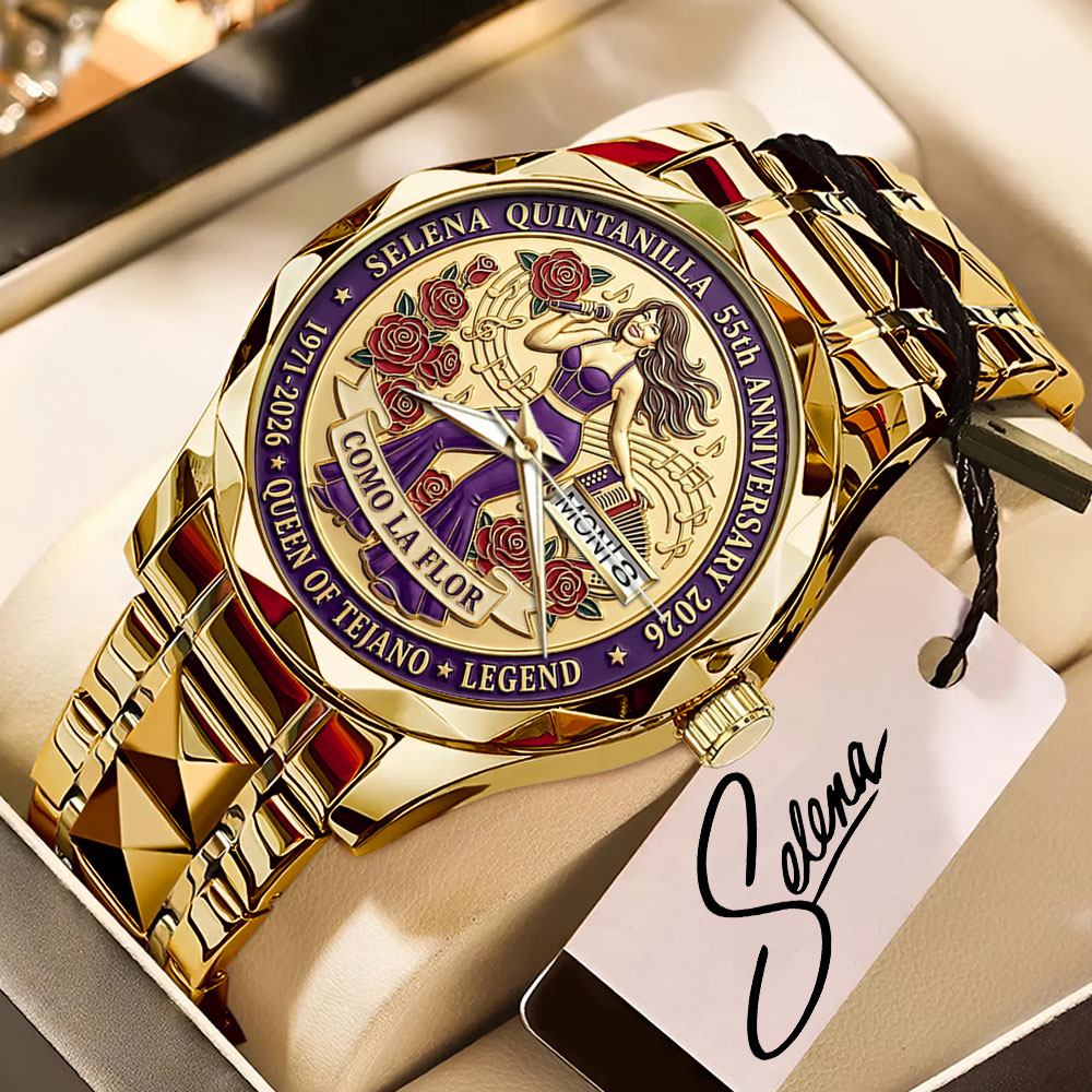 Selena 55th Anniversary Alloy Luxury Quartz Watch – MAITM14626