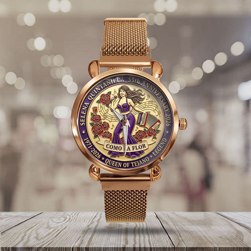 Selena 55th Anniversary Mesh Strap Quartz Watch – MAITM14627