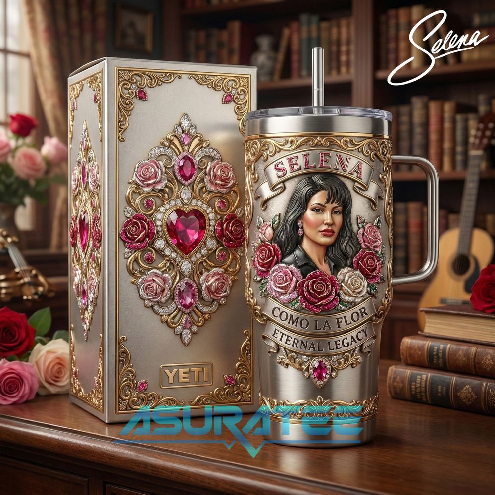 Selena Como La Flor Eternal Legacy Special YETI Tumbler