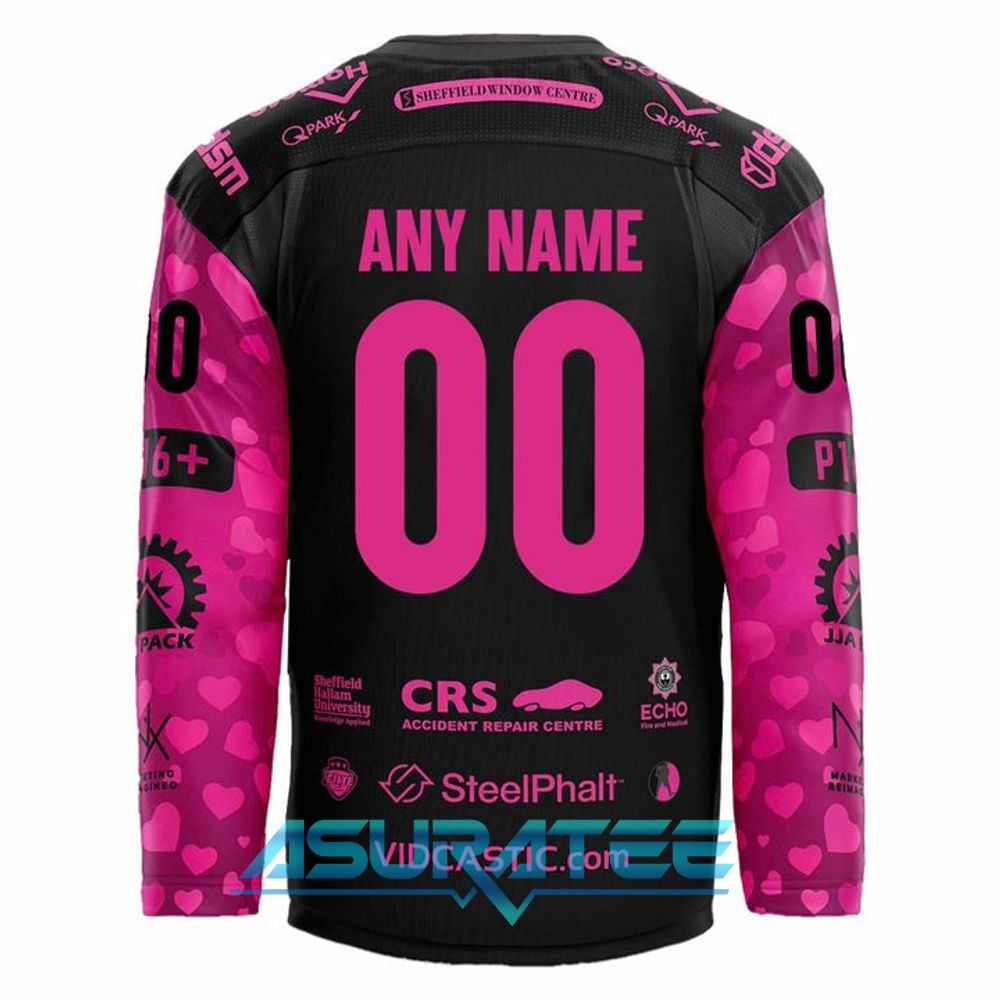 Sheffield Steelers x Valentines 2026 Limited Edition Hockey Jersey