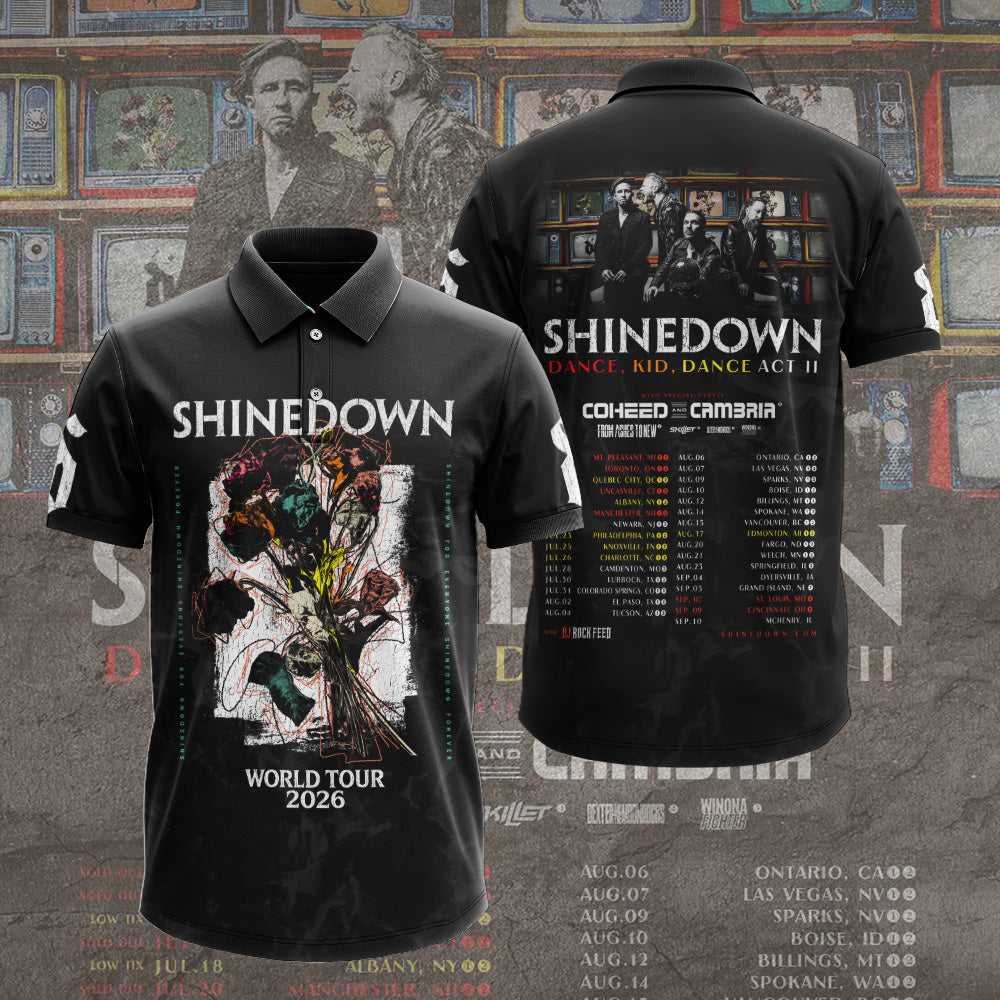 Shinedown 2026 World Tour 3D Apparel – GNE7902