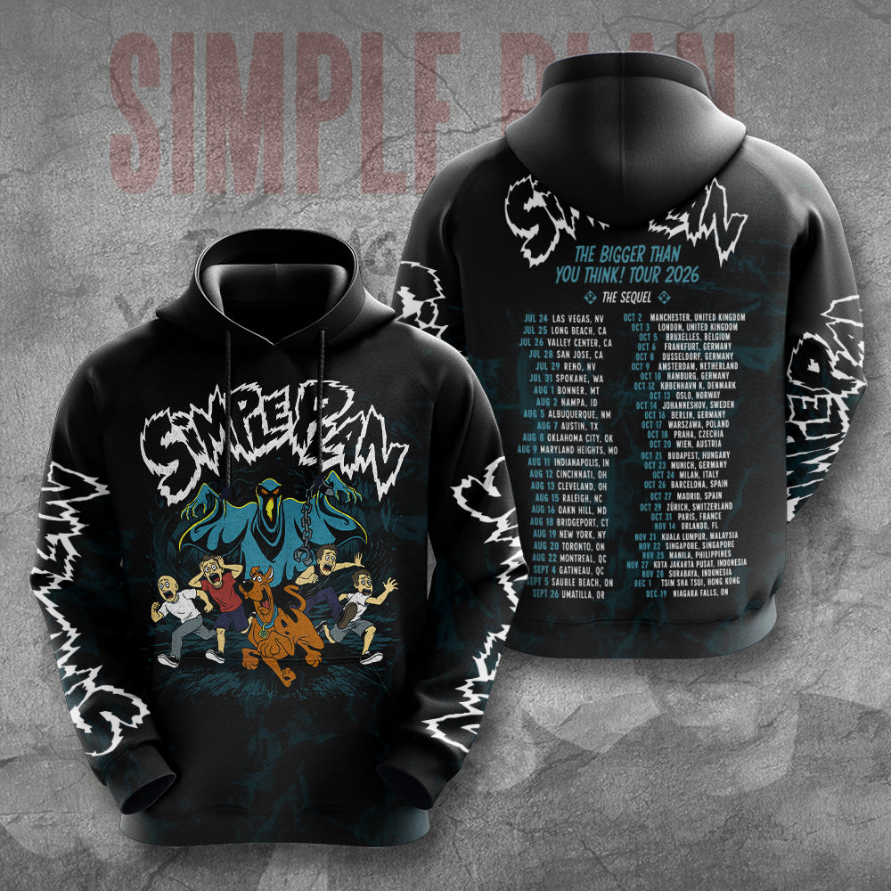 Simple Plan Tour 2026 3D Apparel – GNE7909