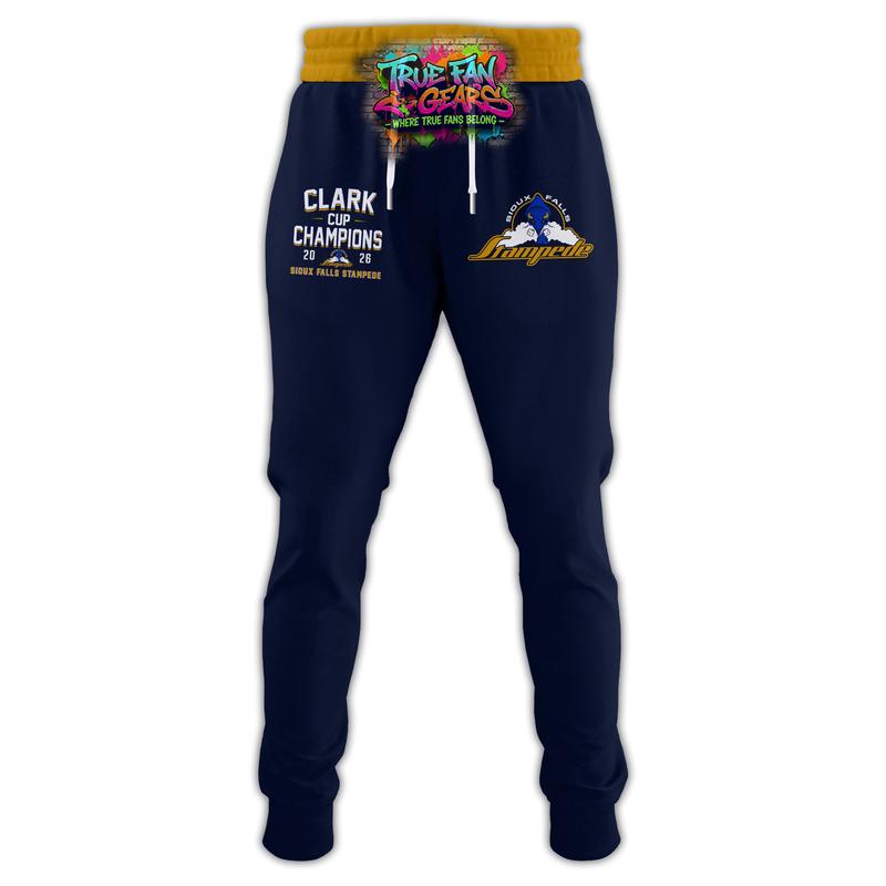 Sioux Falls Stampede 2026 Clark Cup Champions Limited Edition Shirt