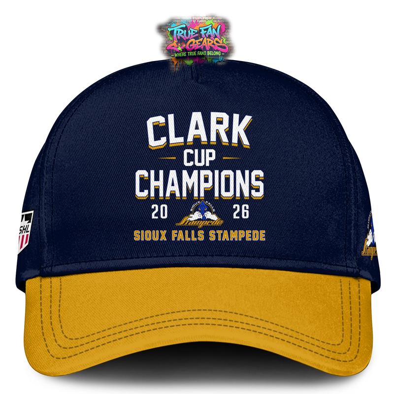 Sioux Falls Stampede 2026 Clark Cup Champions Limited Edition Shirt