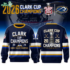 Sioux Falls Stampede 2026 USHL Clark Cup Champions Sweatshirt Limited Edition