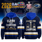 Sioux Falls Stampede Champions Clark Cup 2026 Special New Hoodie