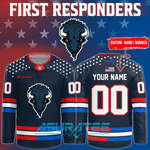 Sioux Falls Stampede x First Responders 2026 Limited Hockey Jersey