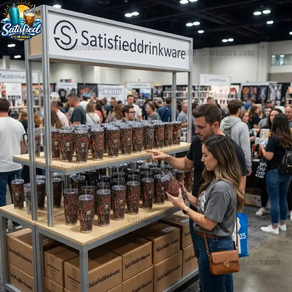 Slayer Skull & Pentagram With Handle Tumbler