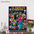 Slightly Stoopid July 14 2024 Bank of New Hampshire Pavilion Gilford NH Tour Wall Art Poster Canvas