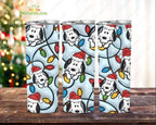 Snoopy Christmas Light 3D Tumbler Cartoon 20oz Tumblers