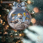 Snoopy Happy Holidays Snow Ball Ornament
