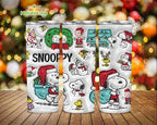 Snoopy Santa Claus 3D Tumbler 20oz Tumblers Cute Christmas Gift