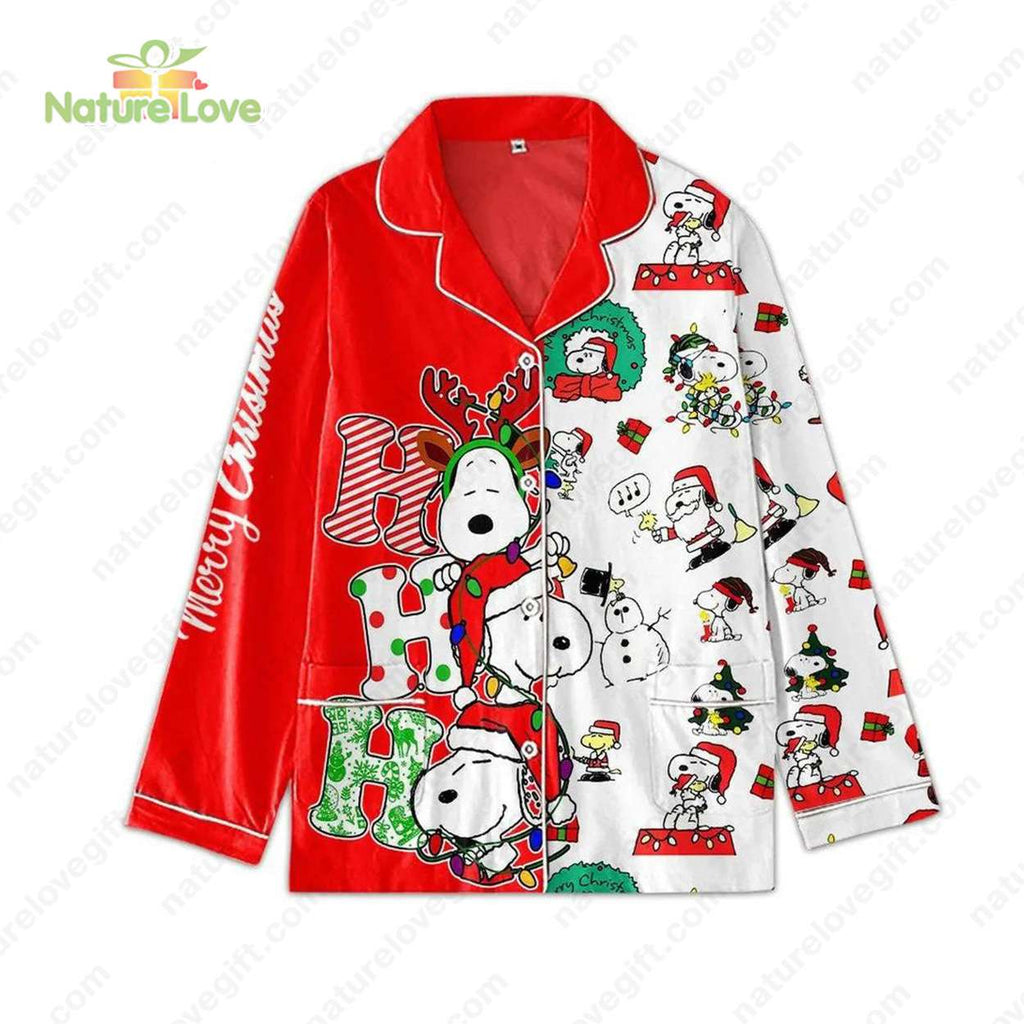 Snoopy Santa Claus​ Ho Ho Ho Merry Christmas Snoopy Pajamas​