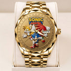 Sonic the Hedgehog 35th Anniversary Alloy Luxury Quartz Watch – TANTN24060
