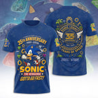 Sonic the Hedgehog 35th Anniversary 3D Apparel – TANTN23984