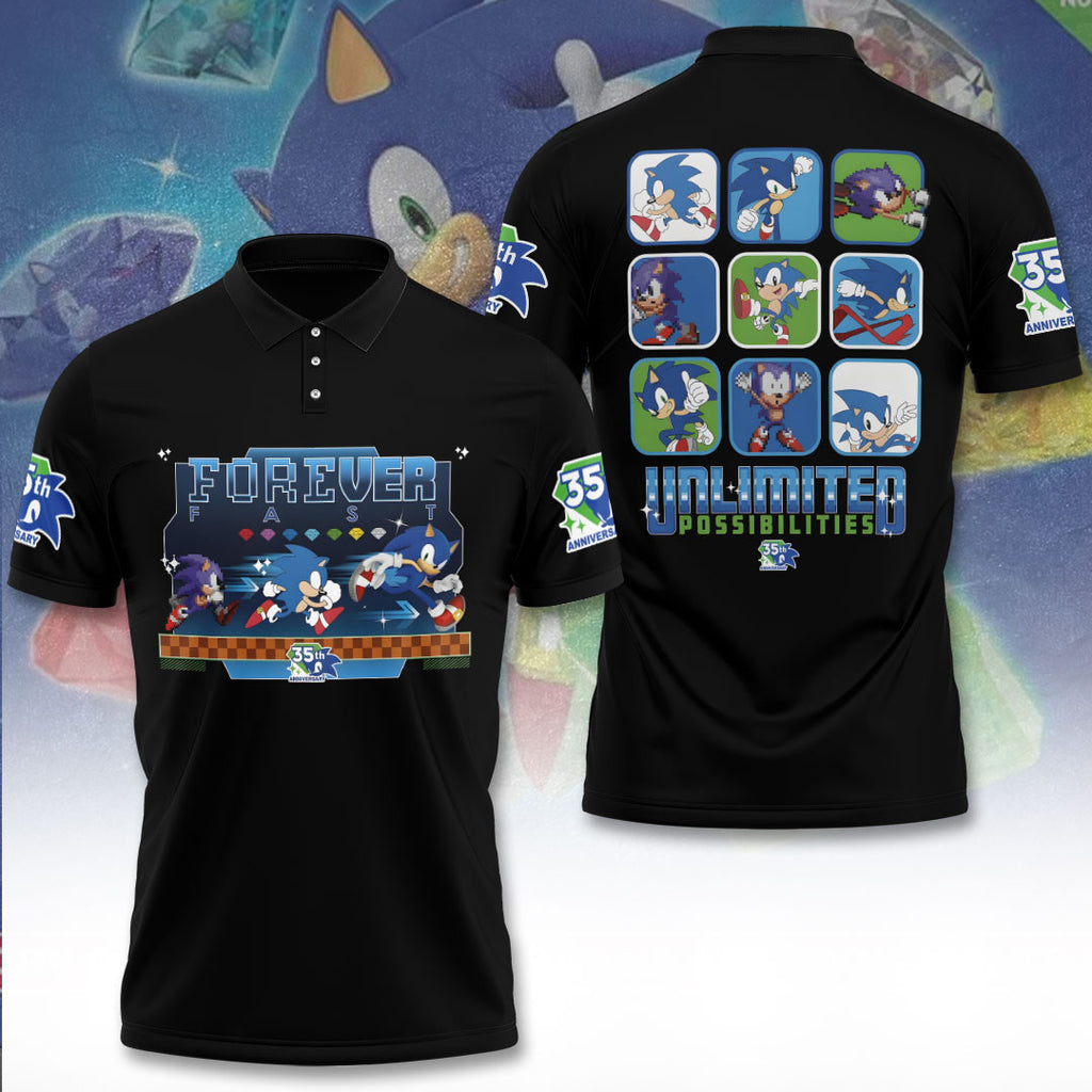 Sonic the Hedgehog 35th Anniversary 3D Apparel – TANTN24050