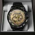 Sonic the Hedgehog 35th Anniversary Black Stainless Steel Watch – TANTN23992