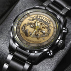 Sonic the Hedgehog 35th Anniversary Black Stainless Steel Watch – TANTN23992