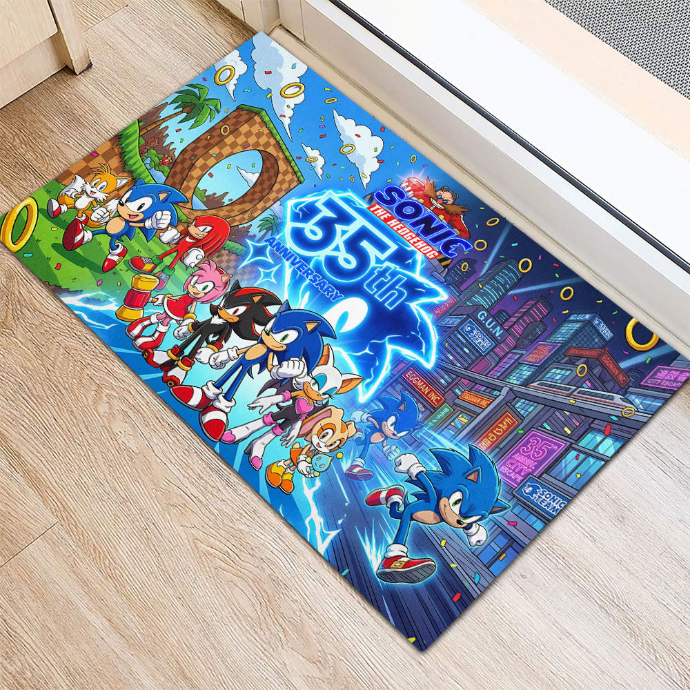 Sonic the Hedgehog 35th Anniversary Custom Doormat – TANTN24082