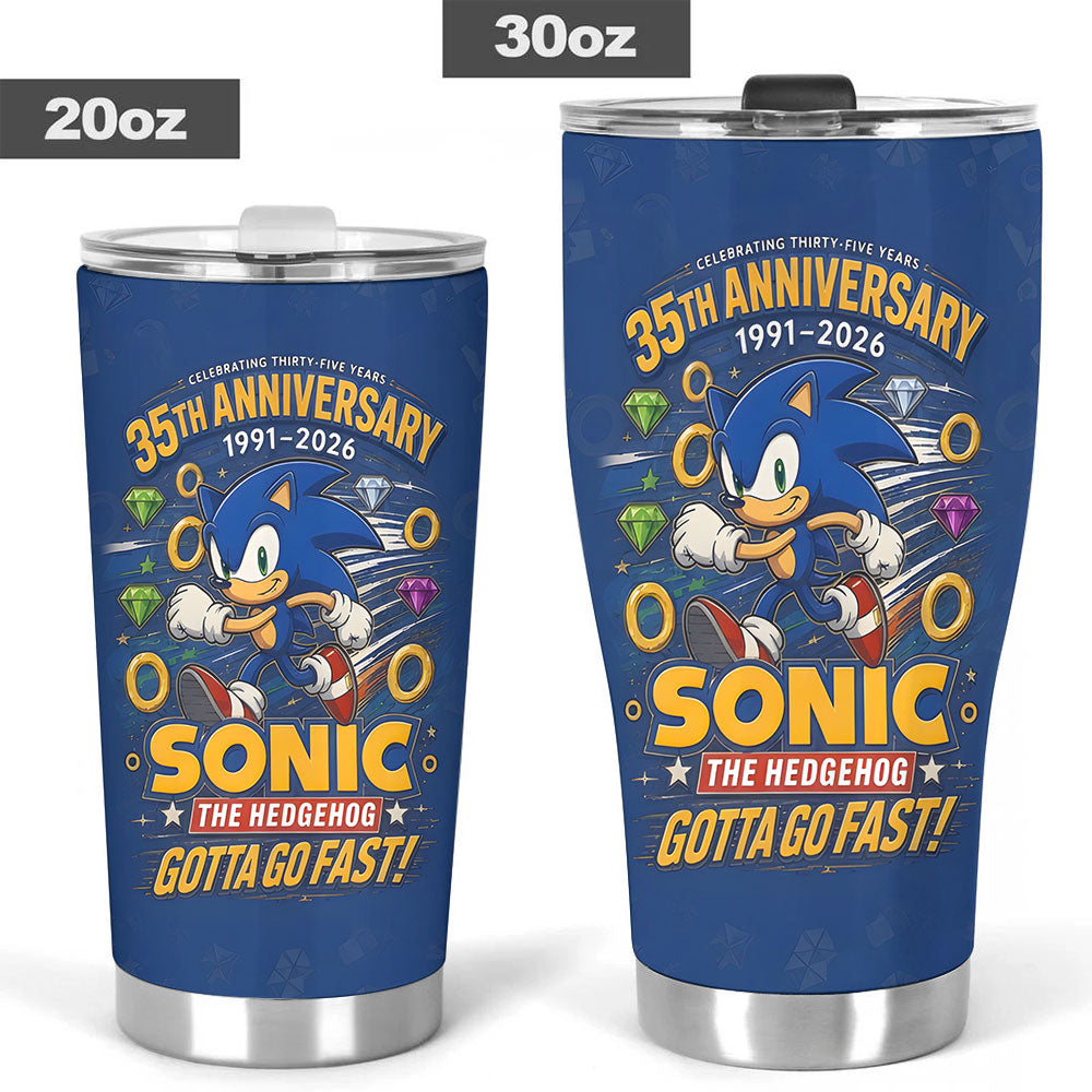 Sonic the Hedgehog 35th Anniversary Tumbler Cup – TANTN23985