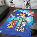 Sonic the Hedgehog 35th Anniversary Rectangular Rug – TMTHU7267