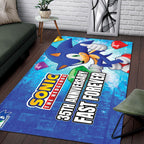 Sonic the Hedgehog 35th Anniversary Rectangular Rug – TMTHU7267