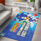 Sonic the Hedgehog 35th Anniversary Rectangular Rug – TMTHU7267