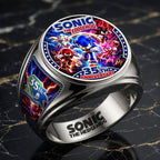 Sonic the Hedgehog 35th Anniversary 3D Engraved Ring – HOATT20366