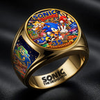 Sonic the Hedgehog 35th Anniversary 3D Engraved Ring – HOATT20658