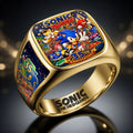 Sonic the Hedgehog 35th Anniversary 3D Engraved Ring – HOATT20658