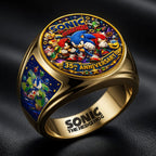 Sonic the Hedgehog 35th Anniversary 3D Engraved Ring – HOATT20720