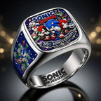 Sonic the Hedgehog 35th Anniversary 3D Engraved Ring – HOATT20720