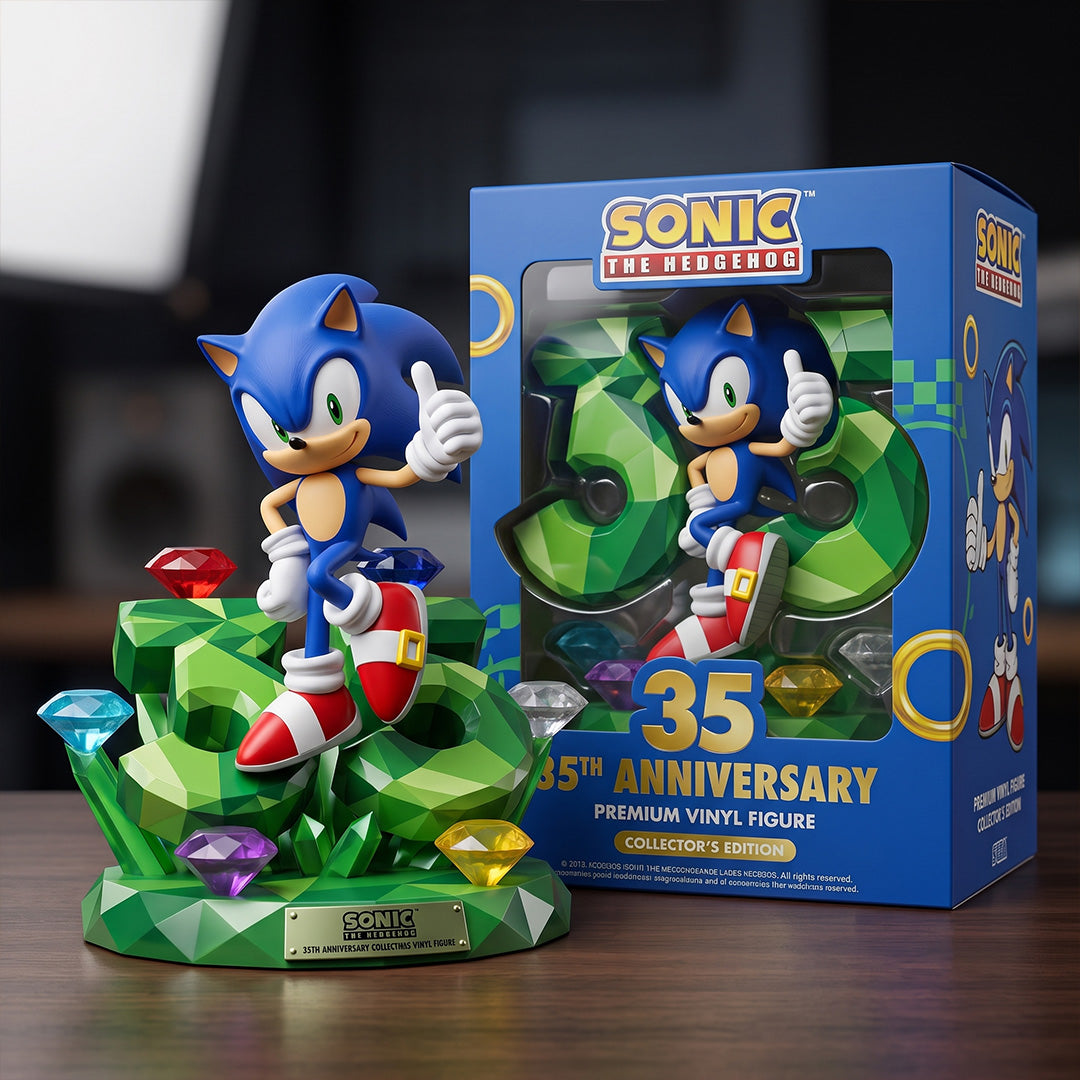 Sonic the Hedgehog 35th Anniversary 3D Collectible Vinyl Figure – TMTHU7264
