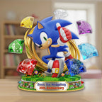 Sonic the Hedgehog 35th Anniversary Custom Shape Acrylic Plaque – TMTHU7163