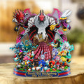 Sonic the Hedgehog 35th Anniversary Custom Shape Acrylic Plaque – TMTHU7208