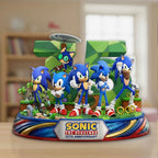 Sonic the Hedgehog 35th Anniversary Custom Shape Acrylic Plaque – TMTHU7261