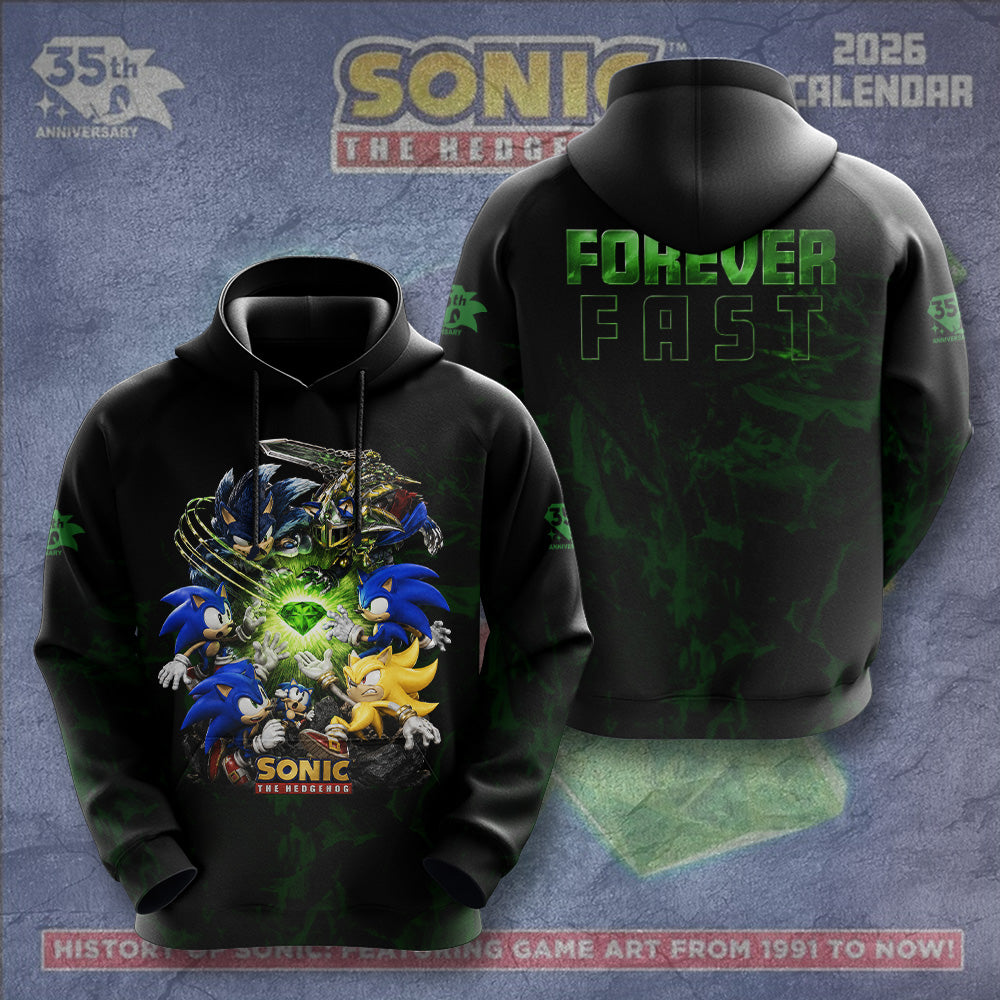 Sonic the Hedgehog 35th Anniversary 3D Apparel – GNE7453