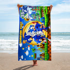 Sonic the Hedgehog 35th Anniversary Rectangle Beach Towel – HOATT19188