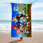 Sonic the Hedgehog 35th Anniversary Rectangle Beach Towel – HOATT19341